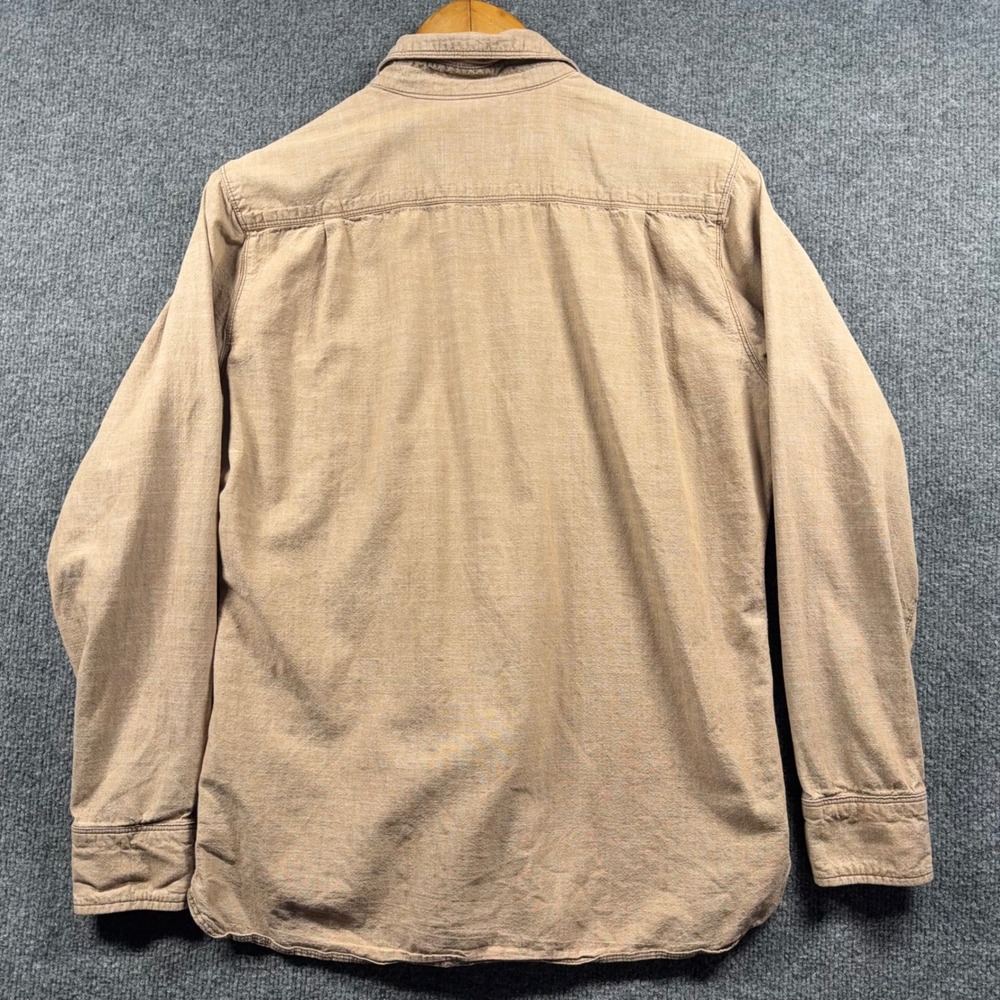 Obey Propaganda Shirt Mens Small Chambray Long Sleeve All City Worldwide Posse - Picture 2 of 7